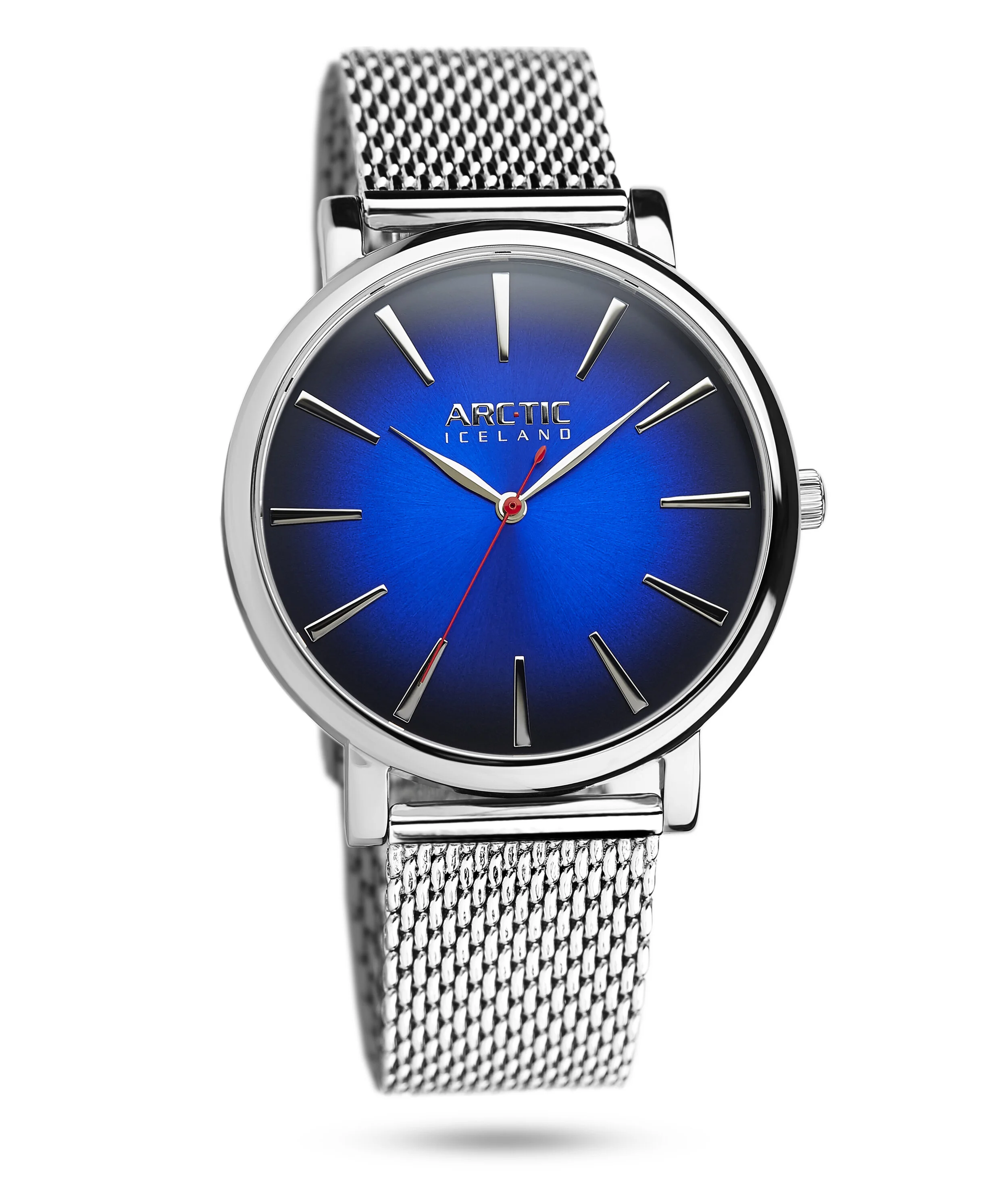 Nature blue 42 mm /silver indexes — ArcTic Iceland